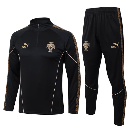 Portugal Adults Football Training Tracksuit – Half-Zip