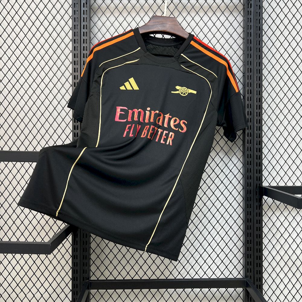 Men’s Arsenal FC 2025/26 Black Training Jersey