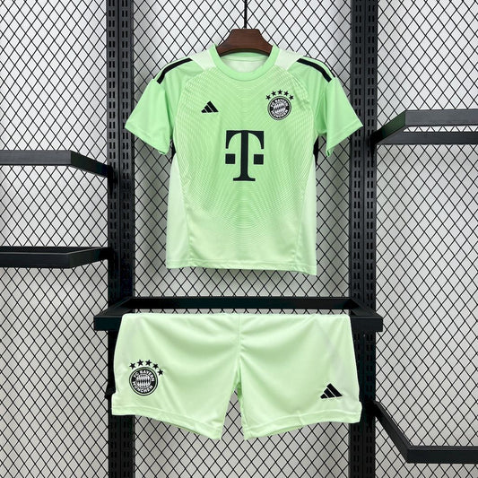 Kid's Bayern Munich 2025/26 Green GK Kit