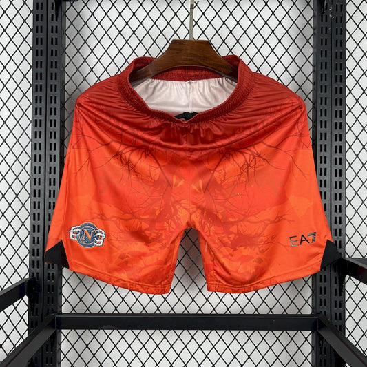 Men’s SSC Napoli 2025/26 Orange Halloween Edition Shorts