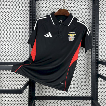 Men’s SL Benfica 2025/26 Black Polo Shirt