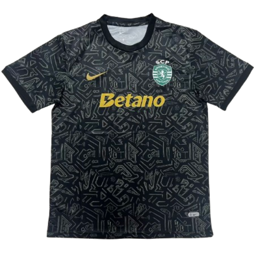 Men's Sporting CP 2025/26 Black Special Edition Jersey