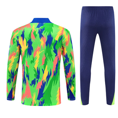 Brazil 2025/26 Half-Zip Training Set – Essential Edition