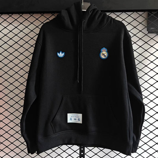 Real Madrid 2025/26 Black Hoodie