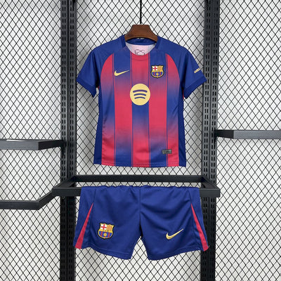 FC Barcelona 2025/26 Home Kids Kit