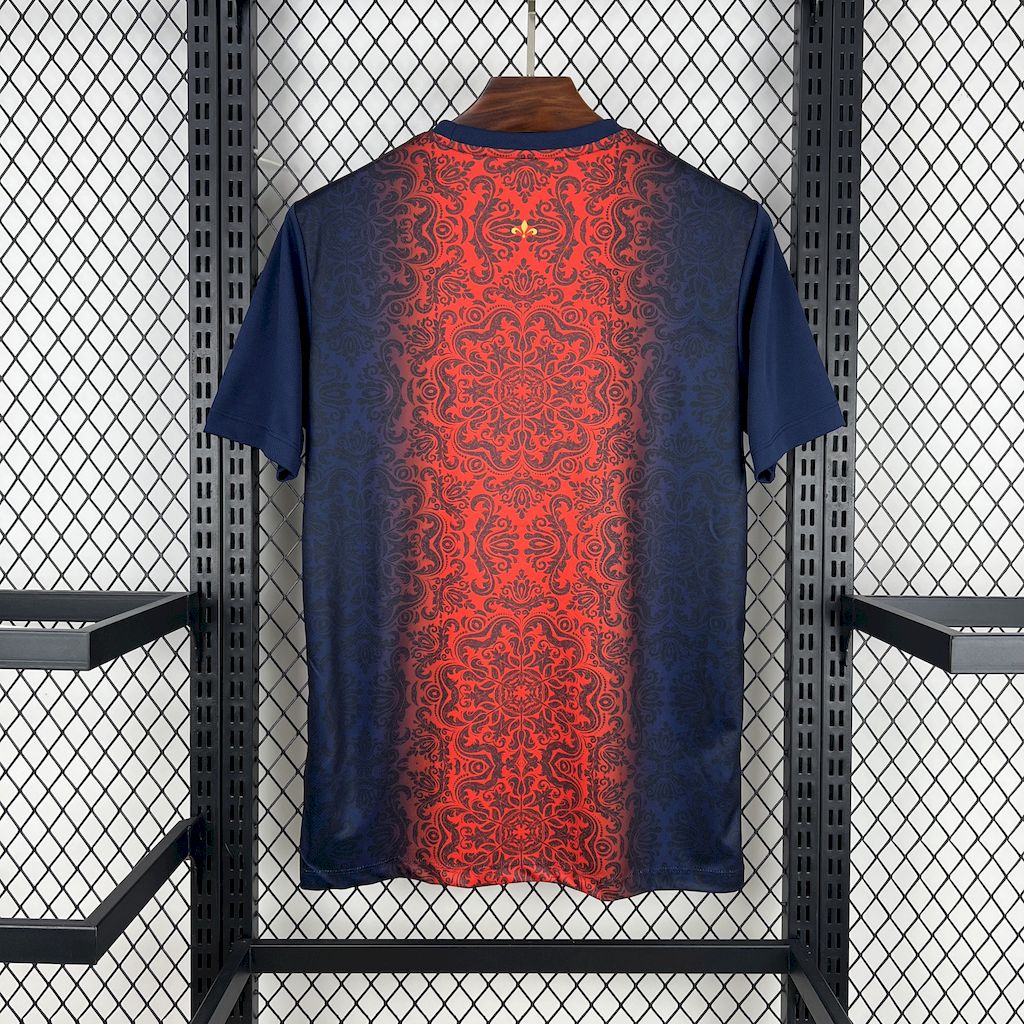 Men's Paris Saint-Germain 2025/26 Red/Blue UCL Champions Special Edition Jersey