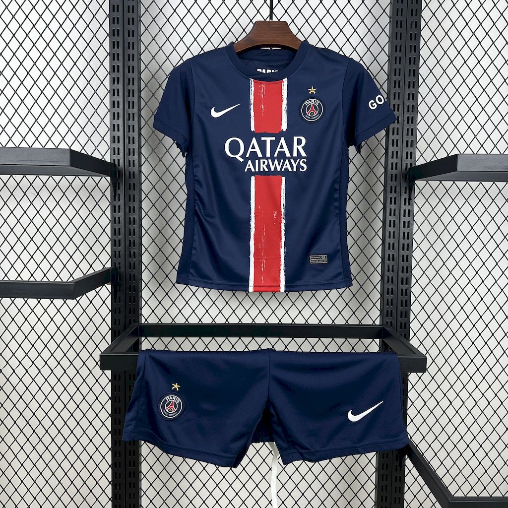 Paris Saint-Germain 2024/25 Home Kids Kit (With Star)