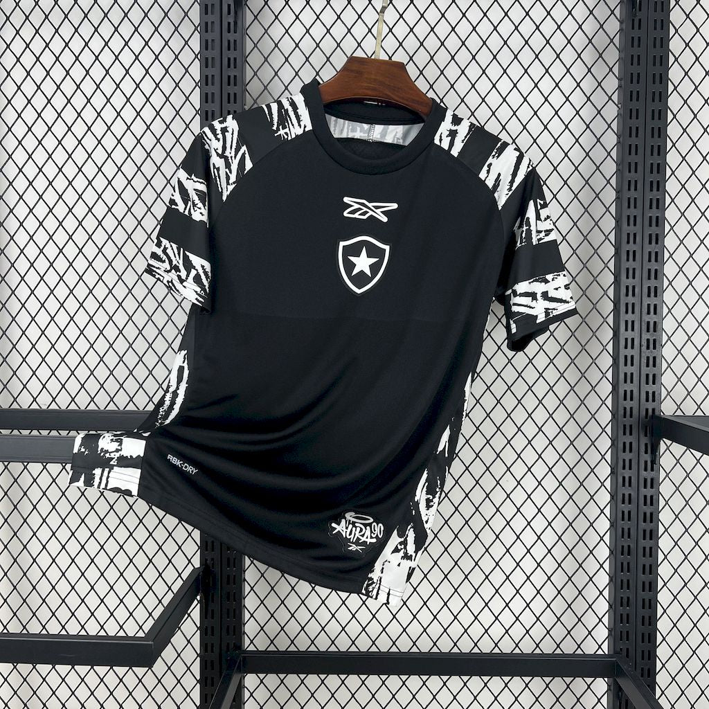 Men's Botafogo 2025 Black Pré-Match Training Jersey