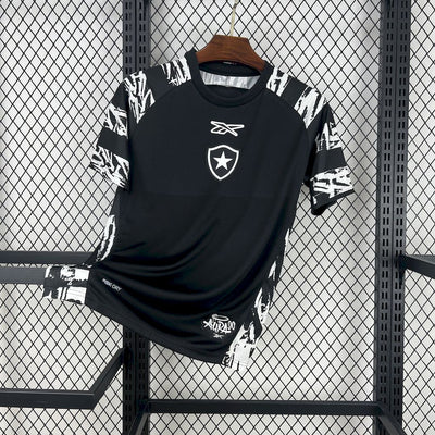 Men's Botafogo 2025 Black Pré-Match Training Jersey