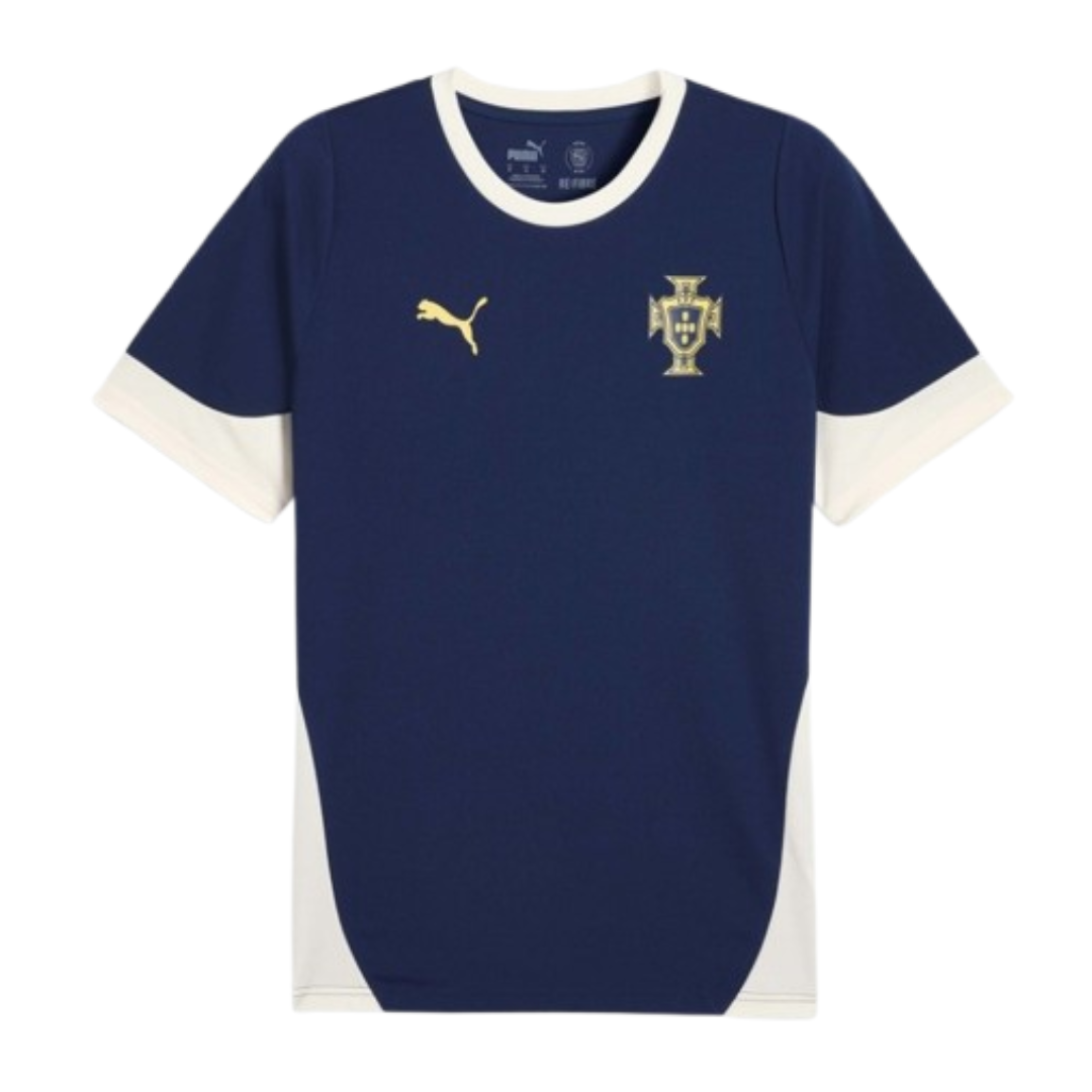 Men's Portugal 2025/26 Blue Training Jersey