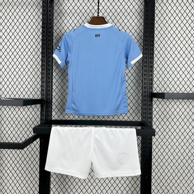 Manchester City 2025/26 Home Kids Kit