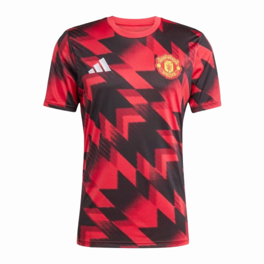 Men's Manchester United 2025/26 Red Pré-Match Training Jersey