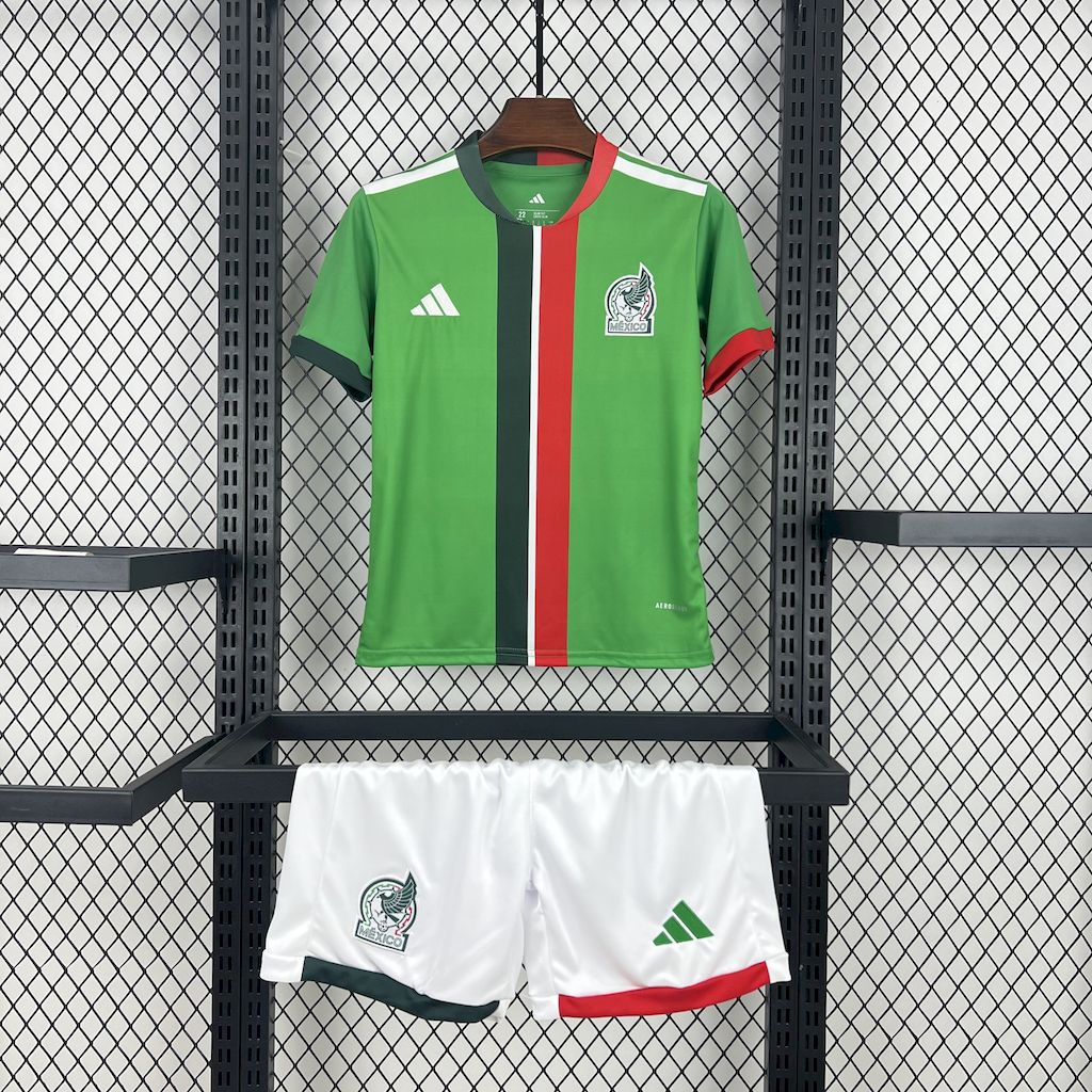 Kid's Mexico 2025/26 Green Edition Kit