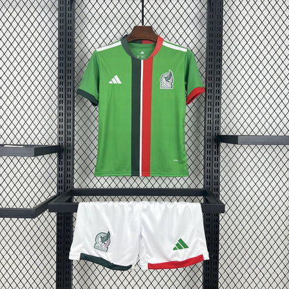 Kid's Mexico 2025/26 Green Edition Kit
