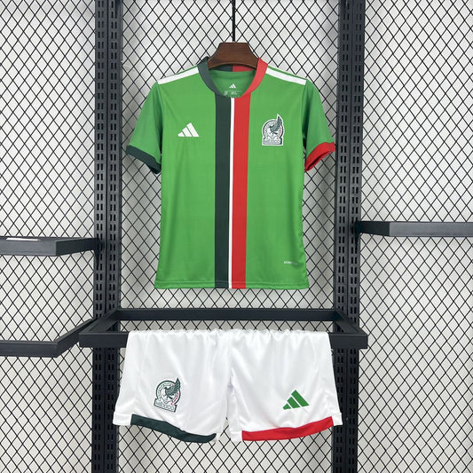 Kid's Mexico 2025/26 Green Edition Kit