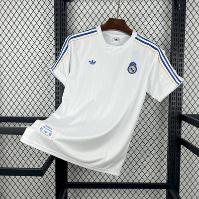 Men's Real Madrid 2025/26 White Terrace Icons Jersey