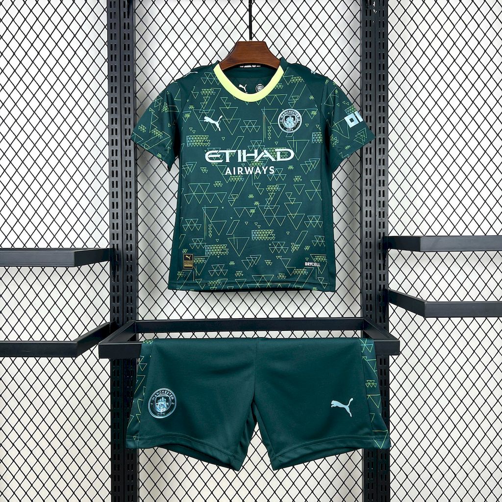 Kid's Manchester City 2025/26 Fourth Kit