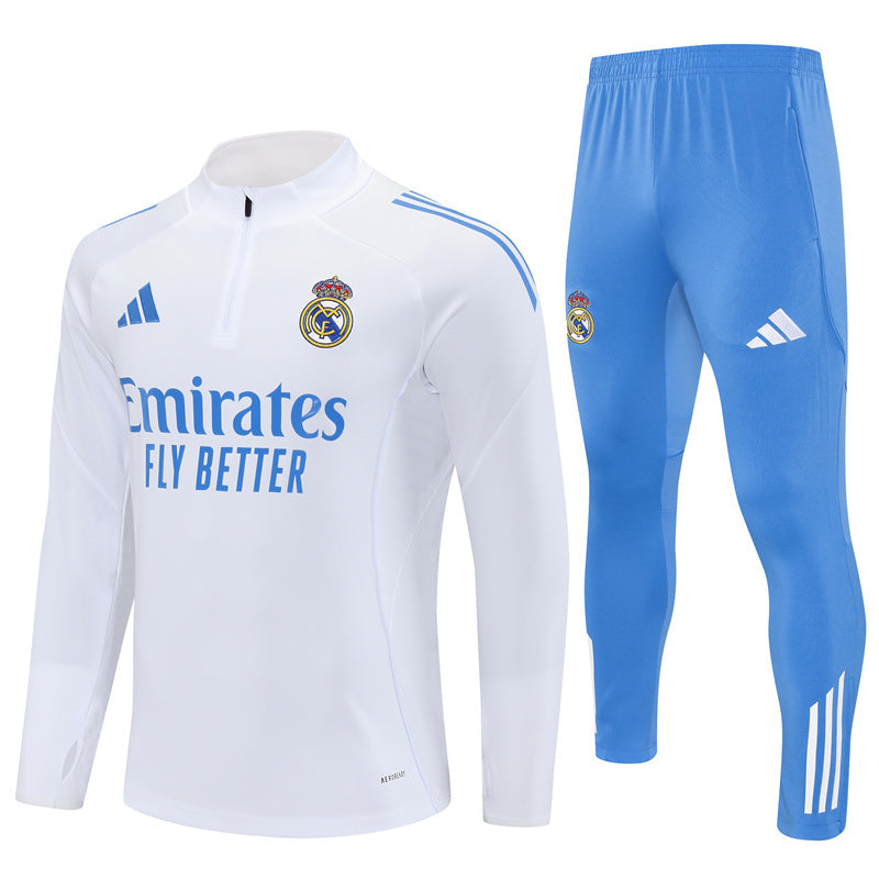 Real Madrid 2025/26 Half-Zip Training Set – Essential Edition