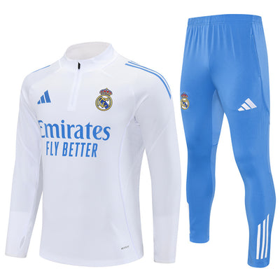 Real Madrid 2025/26 Half-Zip Training Set – Essential Edition