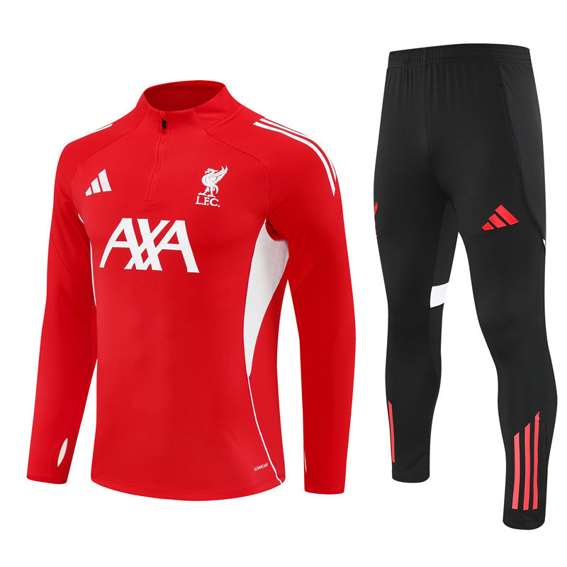 Liverpool FC 2025/26 Half-Zip Training Set – Essential Edition