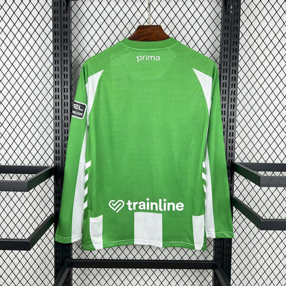 Men’s Real Betis 2025/26 Home Long Sleeve Jersey