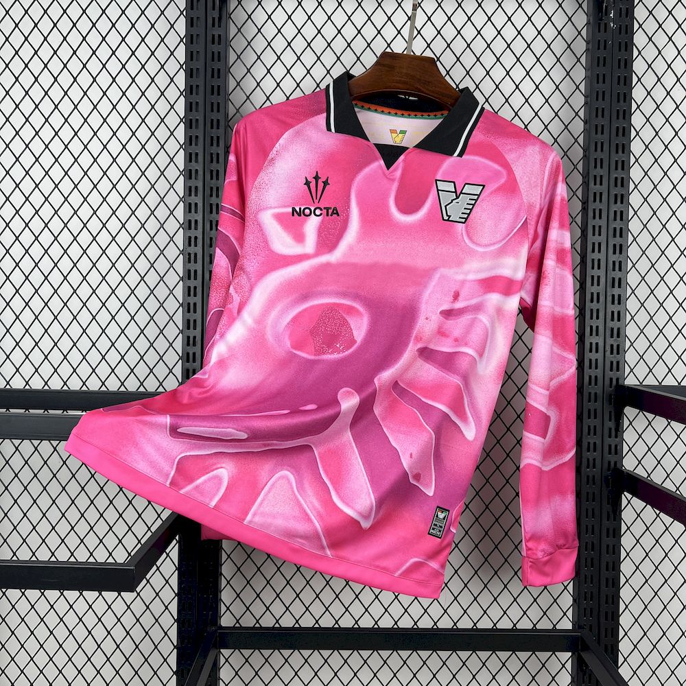 Men’s Venezia FC 2025/26 Pink GK Long Sleeve Jersey