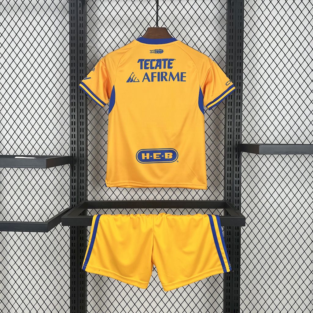 Kid's Tigres UANL 2025/26 Home Kit