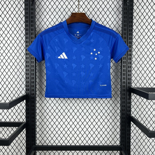 Women's Cruzeiro 2026 Home Jersey - Crop Top