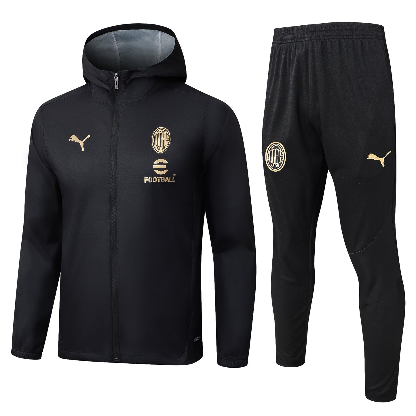 AC Milan 2025/26 Adult's Hoodie Full-Zip Training Set