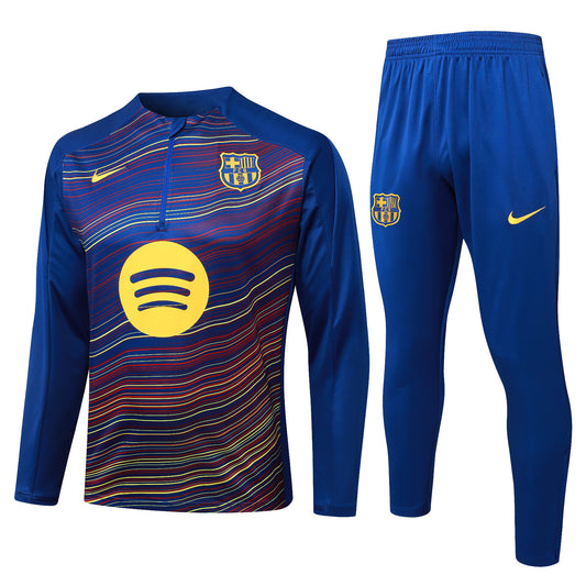 FC Barcelona 2025/26 Kid's Half-Zip Training Set