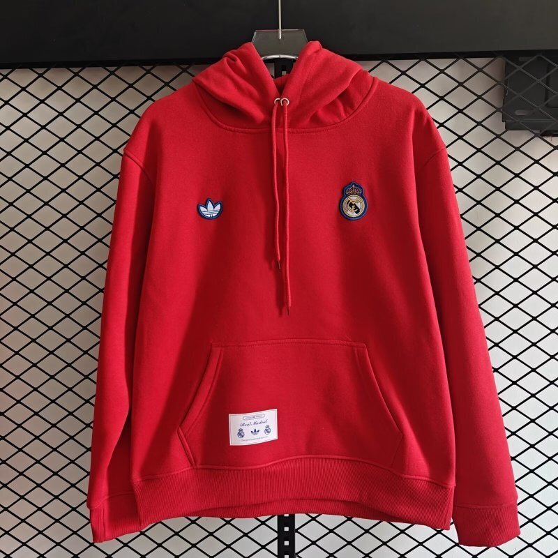 Real Madrid 2025/26 Red Hoodie
