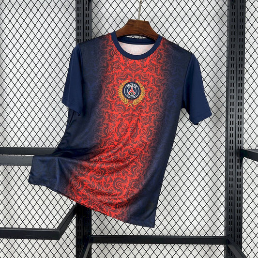 Men's Paris Saint-Germain 2025/26 Red/Blue UCL Champions Special Edition Jersey