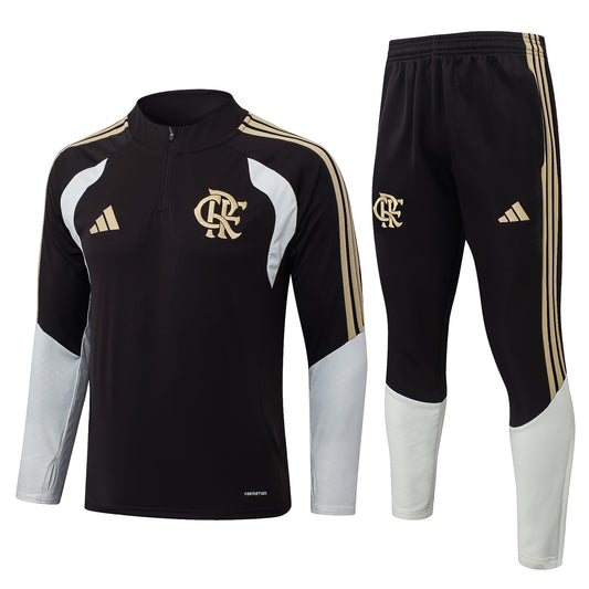 Flamengo Adults Football Training Tracksuit – Half-Zip