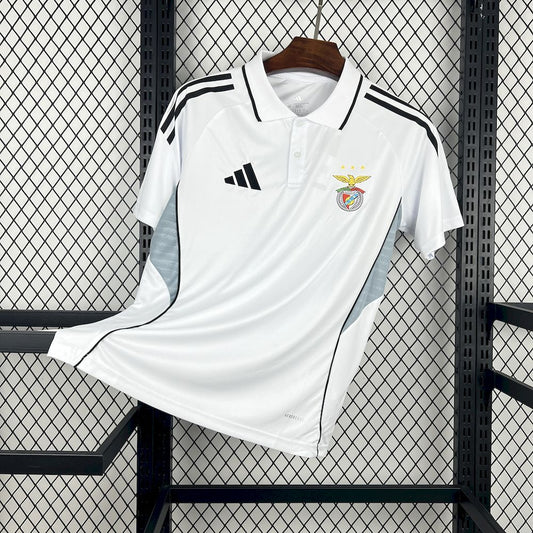 Men’s SL Benfica 2025/26 White Polo Shirt