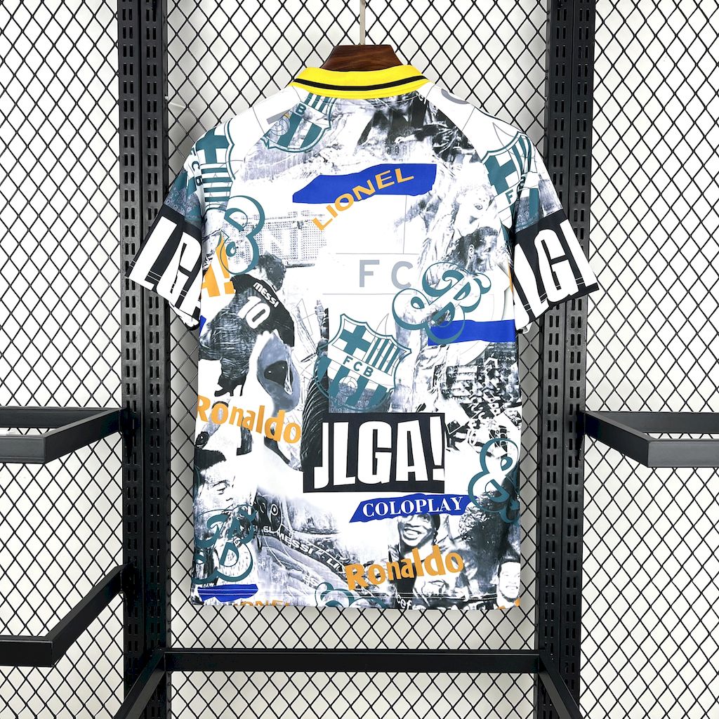 Men's FC Barcelona 2025/26 Graffiti Board Edition Jersey