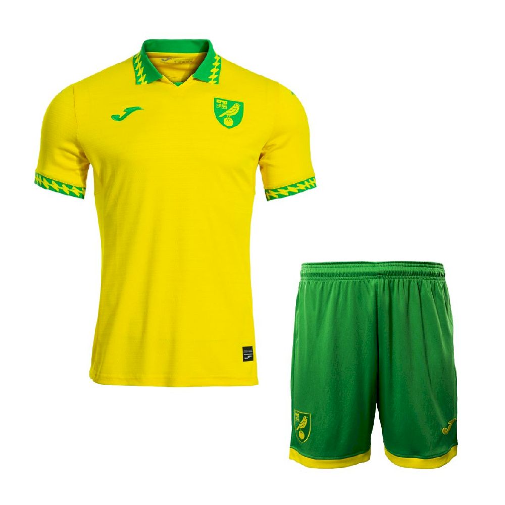 Kid's Norwich City 2025/26 Home Kit