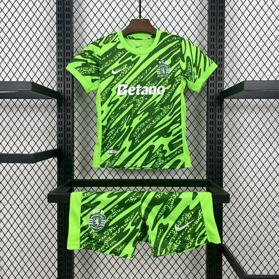 Kid's Sporting CP 2025/26 Green GK Kit