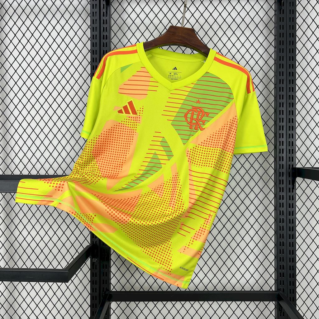 Men’s Flamengo 2025 Lime GK Jersey