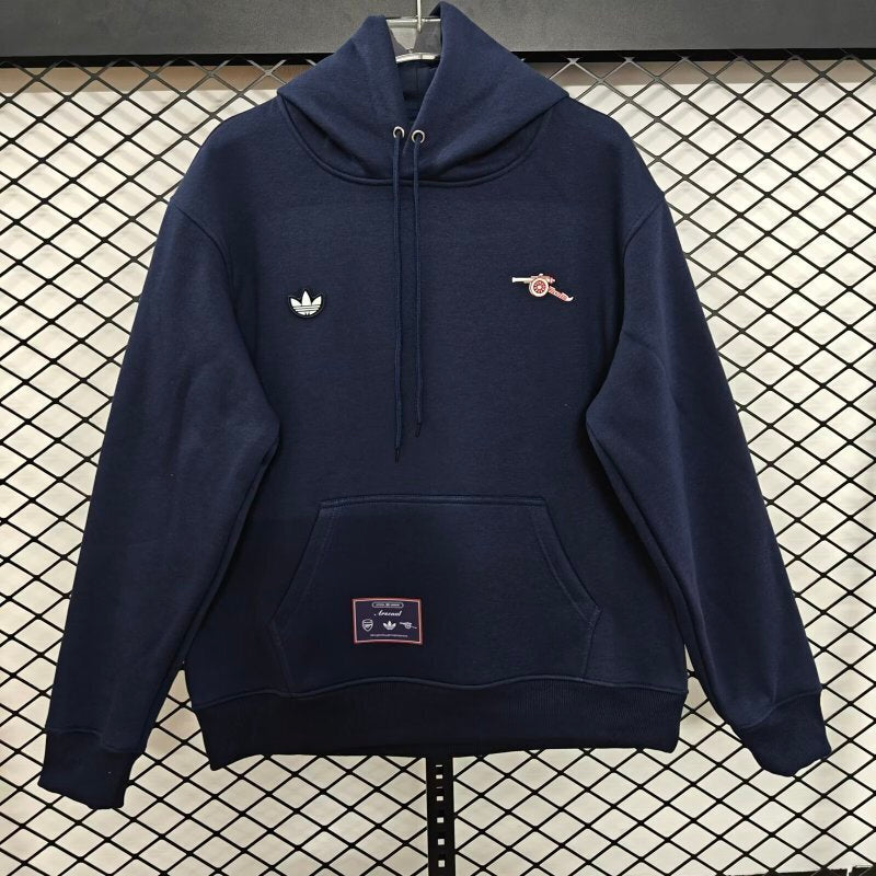Arsenal FC 2025/26 Dark Blue Hoodie
