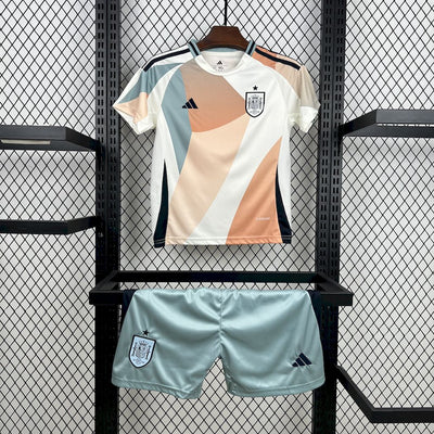 Kid’s Spain 2025/26 Away Jersey - Women's Euro Edition