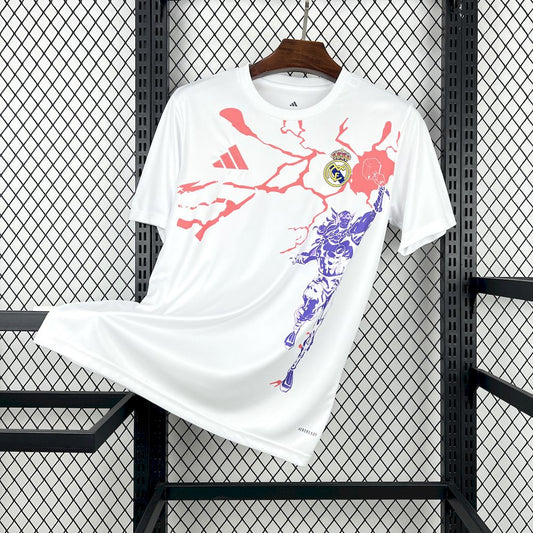 Men’s Real Madrid 2025/26 White Pré-Match Training Jersey