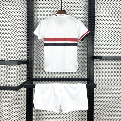 São Paulo FC 2025 Home Kids Kit