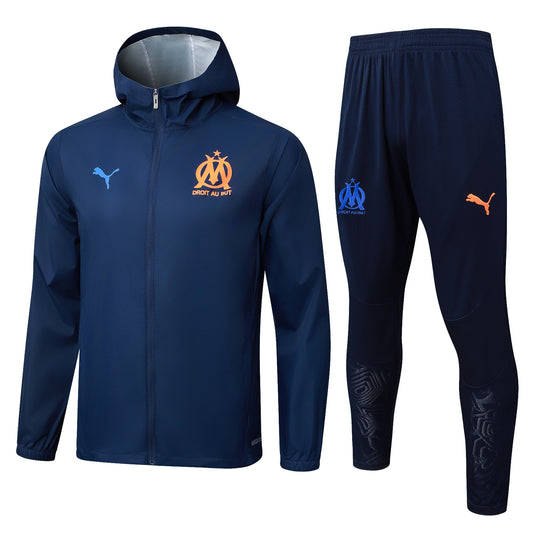 Olympique Marseille 2025/26 Adult's Hoodie Full-Zip Training Set