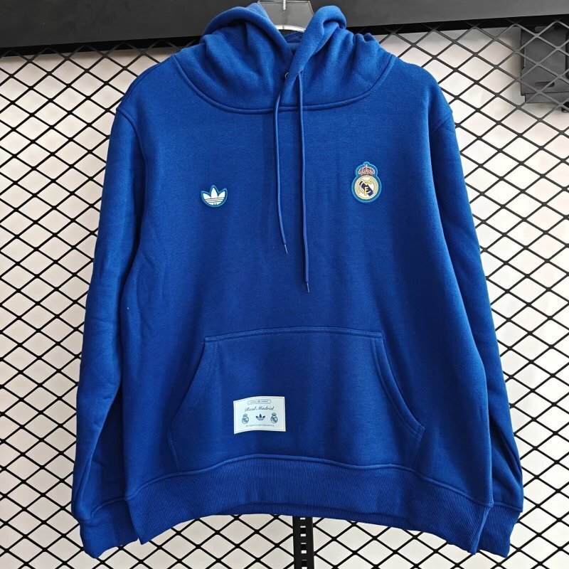 Real Madrid 2025/26 Blue Hoodie