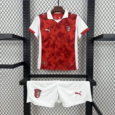 Kid's SC Braga 2025/26 Home Kit