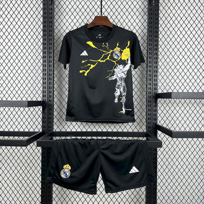 Kid's Real Madrid 2025/26 Black Edition Kit