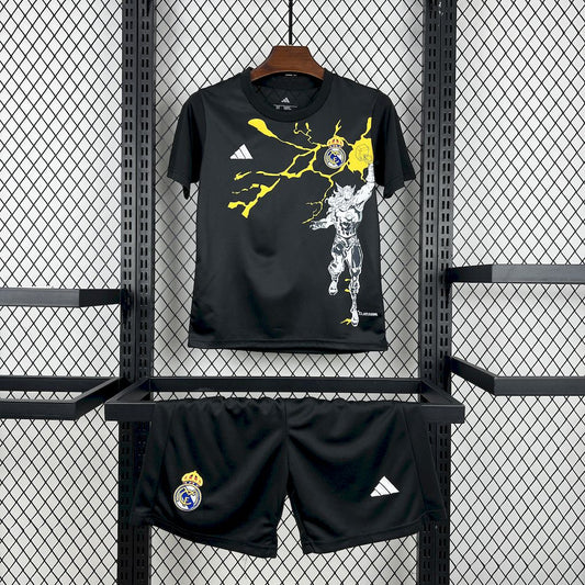 Kid's Real Madrid 2025/26 Black Edition Kit