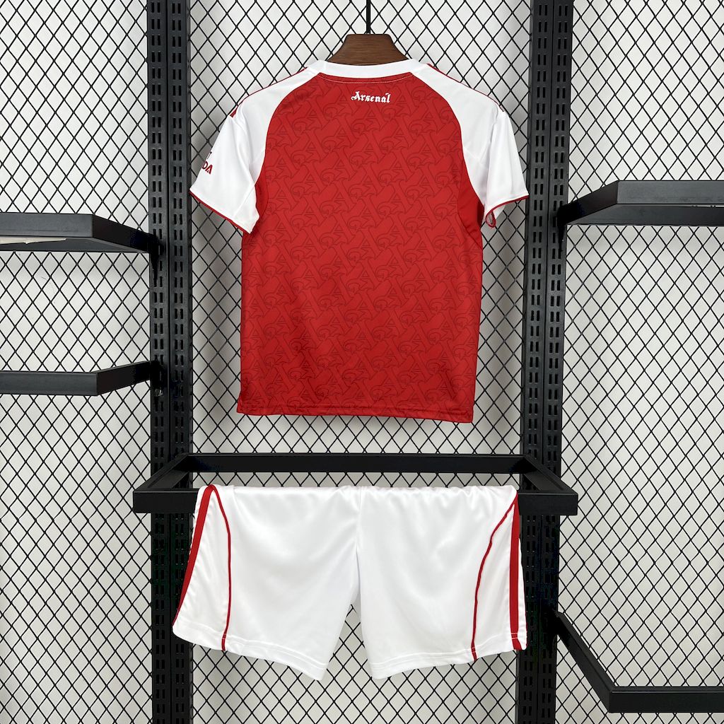 Arsenal FC 2025/26 Home Kids Kit