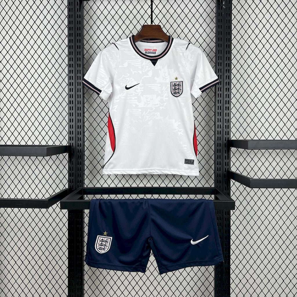 Kid's England 2026 World Cup Home Kit