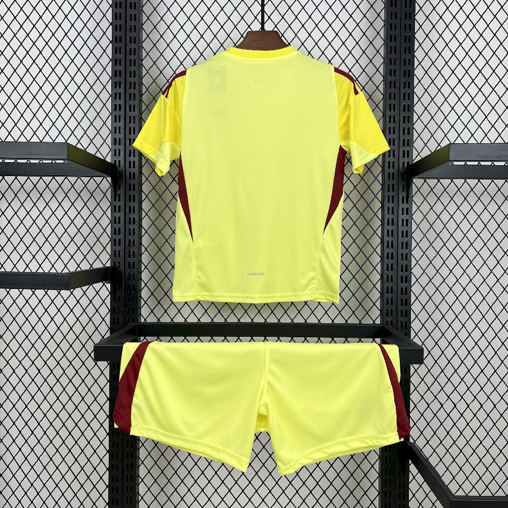 Kid's Real Madrid 2025/26 Yellow GK Kit